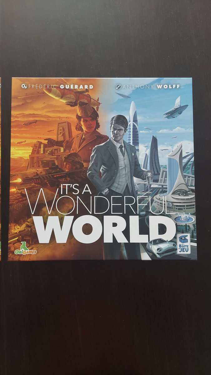 LucieBezio's tweet photo. Hier aprem, petite partie de It's Wonderful World!! #j2s #boardgame #itswonderfulworld https://t.co/VwTxxXeEWL