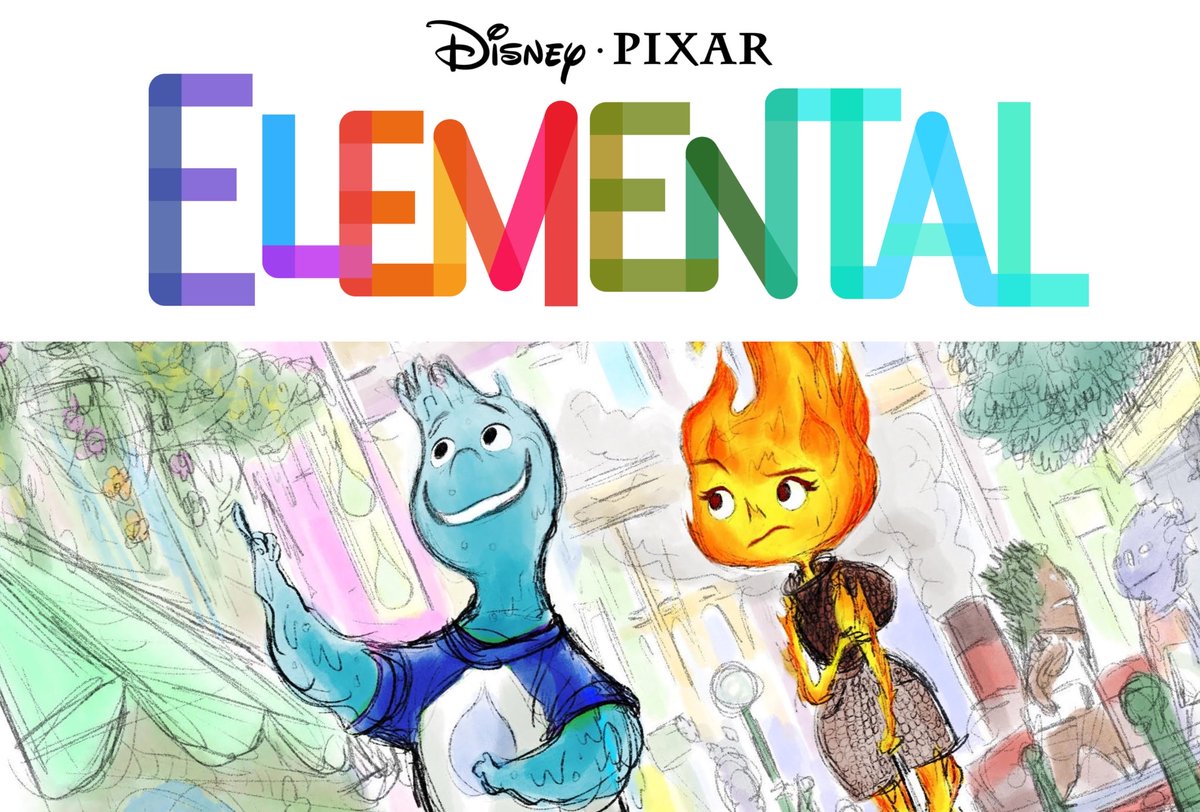 Breaking News – Pixar’s 2023 film (releasing June 16, 2023), #Elemental, has been announced. Elemental, follows Ember and Wade! The film is inspired by dir. Peter Sohn’s New York childhood after emigrating from Korea - pixarpost.com/2022/05/pixar-…