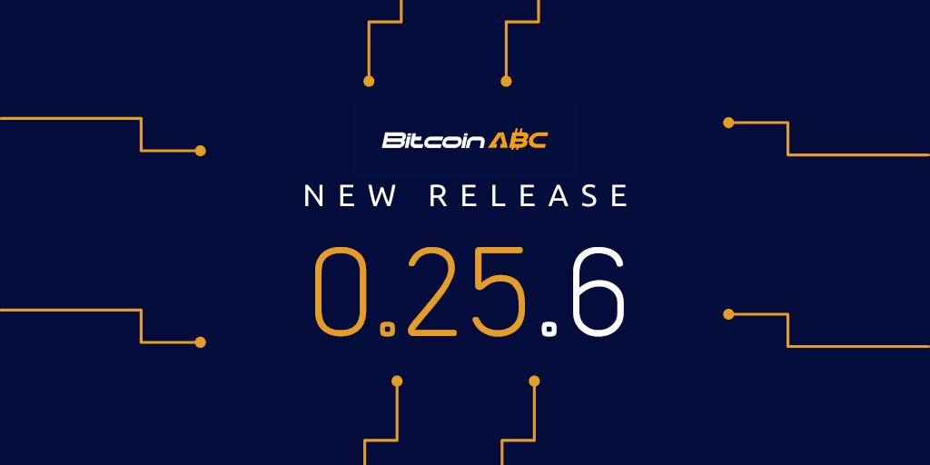 Bitcoin ABC 0.25.6 is now available! This release adds a checkpoint ...