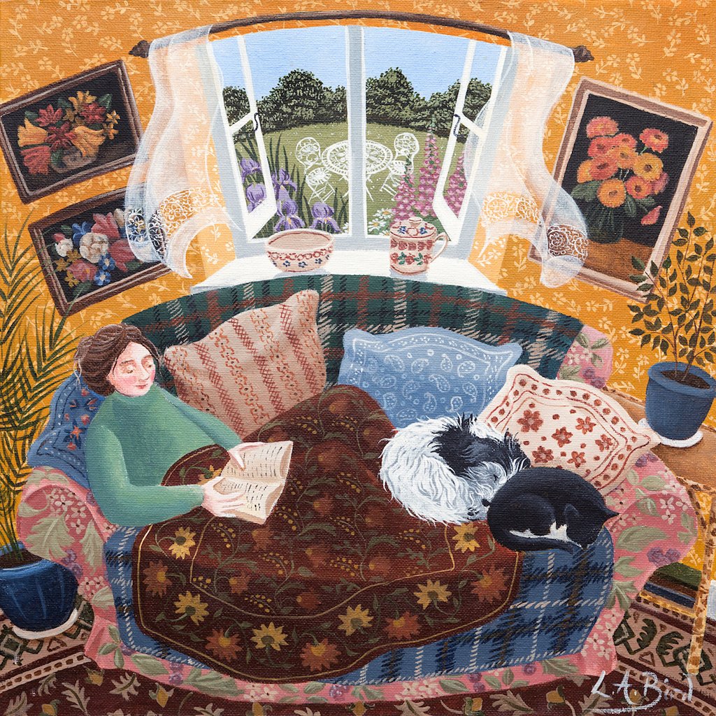 MidCornwallGall's tweet photo. ‘Early Summer Afternoon’ by Lucy Almey Bird

Part of Lucy’s incredible collection here at Mid Cornwall Galleries. 🙂

#relax #enjoylife #art 
@lucyloobylou https://t.co/uqJOekYIIr