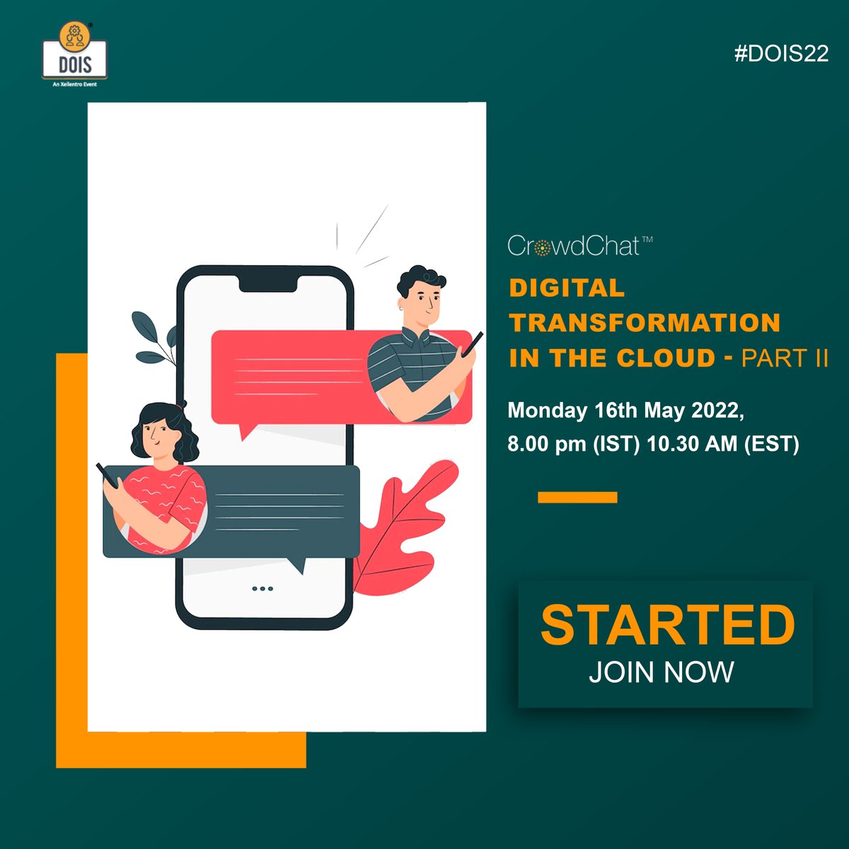 DevOpsIS's tweet photo. Every organization is going for digital transformation to sustain & grow in the VUCA world.Join crowd chat on Digital Transformation on the Cloud-II led by @bajpaigarima1 & Dr.Niladri that has started-https://t.co/YqvRvorzVc
#cloud #ai #ml #devsecops #dataops #mlops #crowdchat https://t.co/SYOGpqyglV