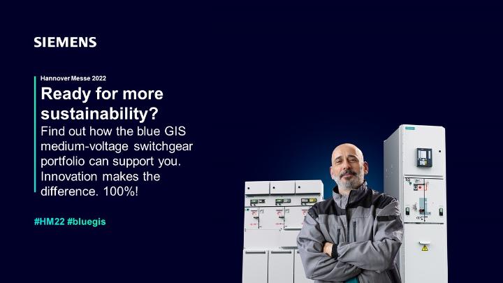 AdabellIbarra's tweet image. Visit us on Hanover Fair from May 30 to June 02, 2022 in Hall 9 and learn more about our blue GIS medium-voltage switchgears. #HM22 #bluegis #sustainability #electrificationautomation
Register now: 👉 sie.ag/3LF0mI1