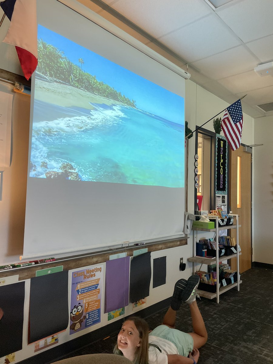 MrsEmilyJones22's tweet photo. Beach Vibes in Mrs. Jones class! https://t.co/qLjbSDkQUp