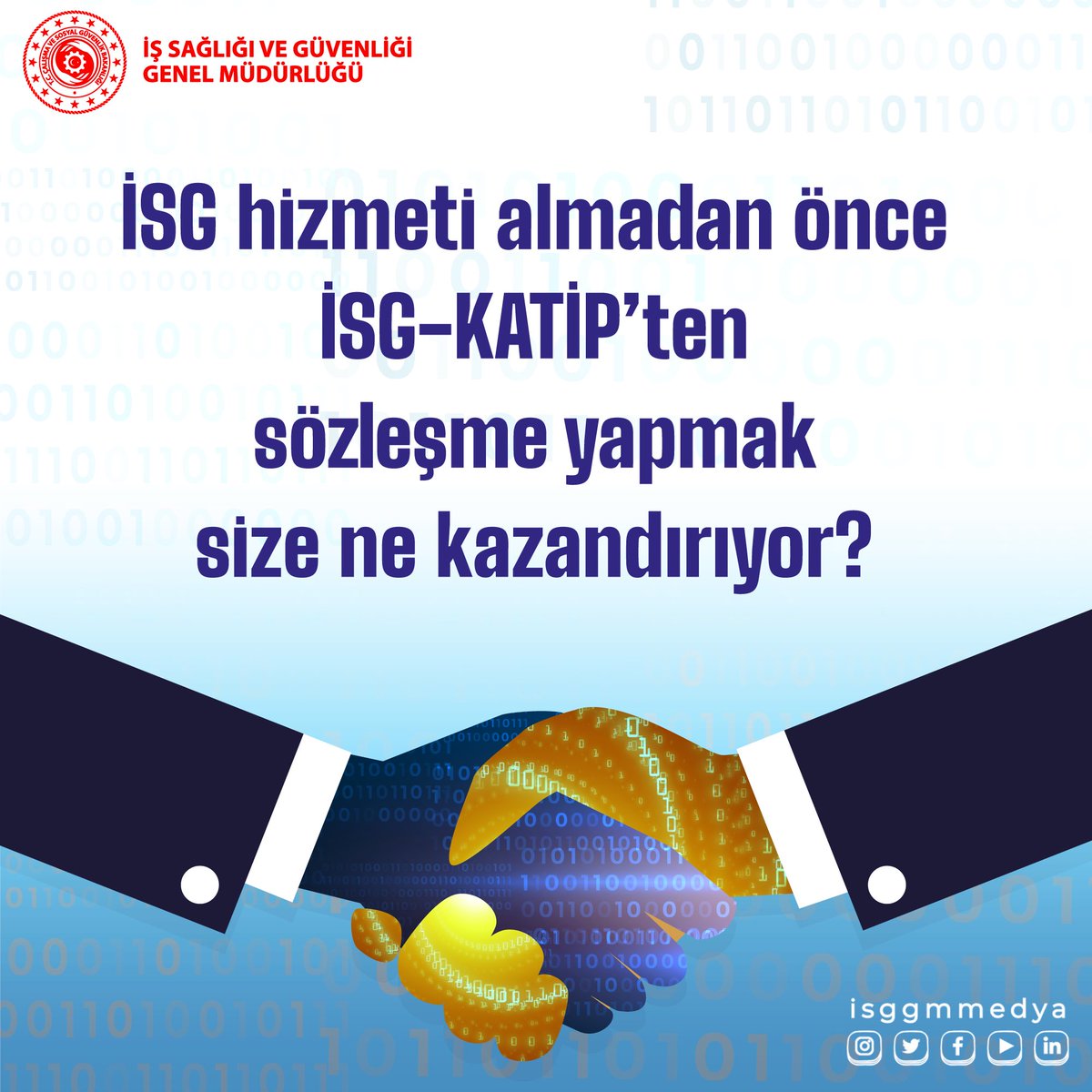 isggmmedya's tweet photo. İş sağlığı ve güvenliği hizmeti almadan önce İSG-KATİP’ten sözleşme yapmak size ne kazandırıyor?

@vedatbilgn @muhittinbilge_ https://t.co/8vqE0waJQq