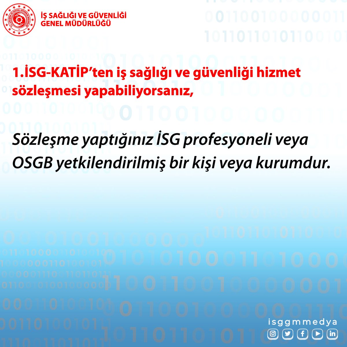 isggmmedya's tweet photo. İş sağlığı ve güvenliği hizmeti almadan önce İSG-KATİP’ten sözleşme yapmak size ne kazandırıyor?

@vedatbilgn @muhittinbilge_ https://t.co/8vqE0waJQq