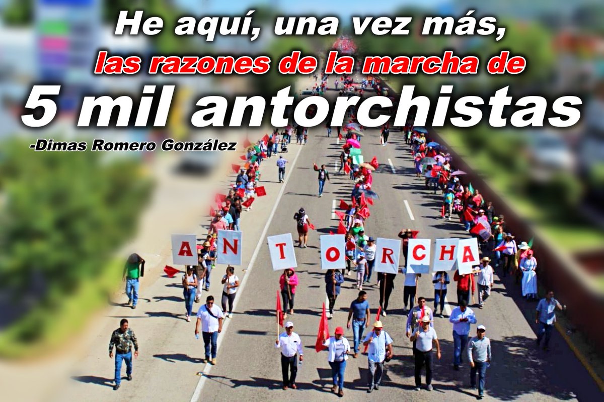 #Opinión✍️

 No defendernos de manera organizada y decidida, ha permitido a los gobernantes aplicar políticas públicas sin contrapeso alguno. Por lo pronto, el 19 de mayo, los antorchistas marcharemos para exigir solución a demandas genuinas de oaxaqueños.
bit.ly/3Pi1lAd