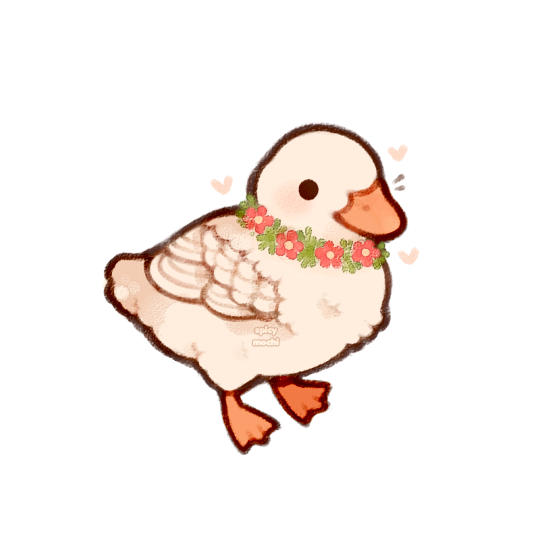 spicy_mochi's tweet image. flower ducky 🌼
