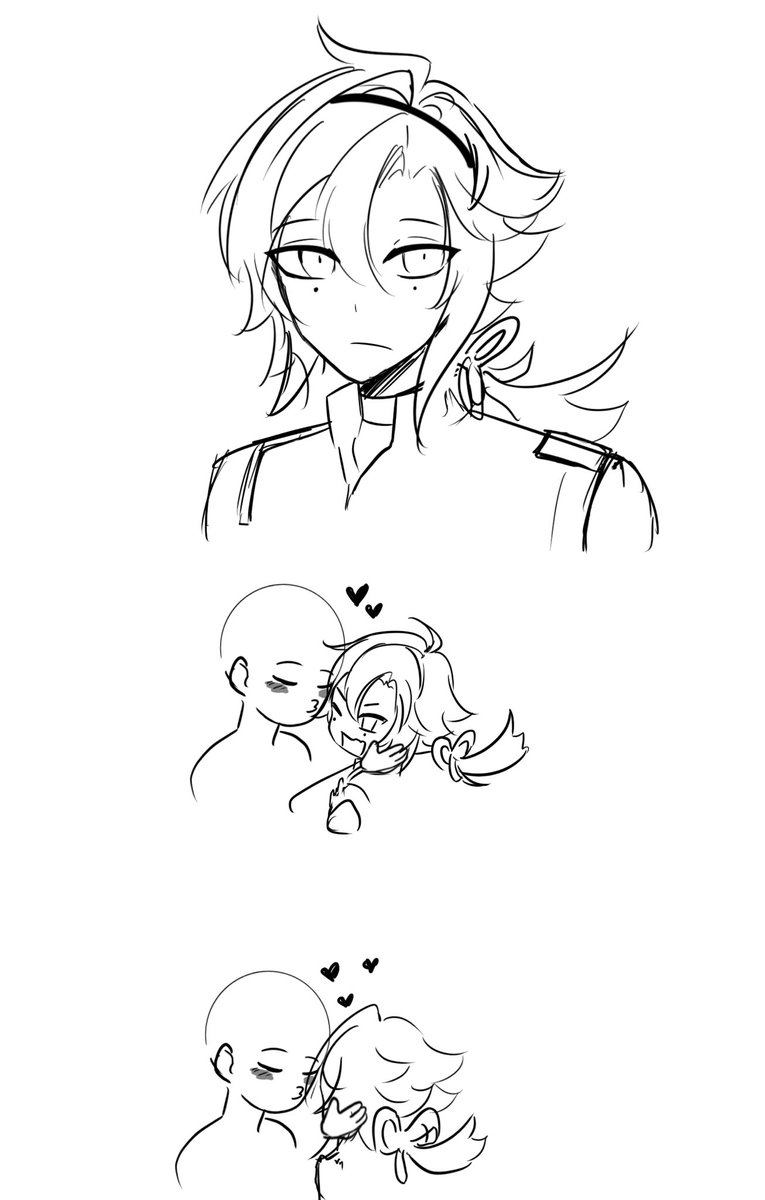 museoleum's tweet photo. Reasons why Heizou has two moles: 

To be kissed.

That’s it. Ty for coming to my Ted talk 
#GenshinImpact #Heizou #原神 https://t.co/FVsuCCDtsH