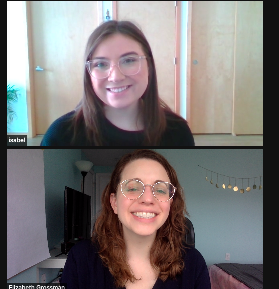 elizabethjgro's tweet photo. So excited to be reunited with the Queen of the North, star political organizer-turned-law student-turned impact investing policy intern @IsabelGonzaless! Happy first day at @PCVtweets! https://t.co/fJg9h9KzUs