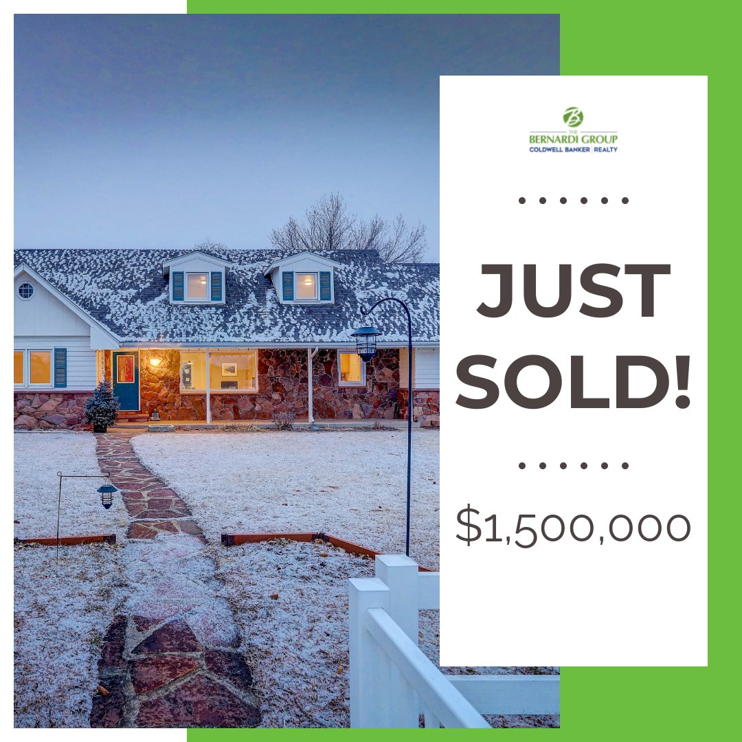 This lovely Niwot farmhouse with a fabulous interior recently sold! Congrats to the seller and the buyer.

#niwotcolorado #niwotrealestate #niwothomes #niwot #bouldercounty #boulderhomes #boulderrealestate #coloradohomes #coldwellbanker #thebernardigroup #justsold