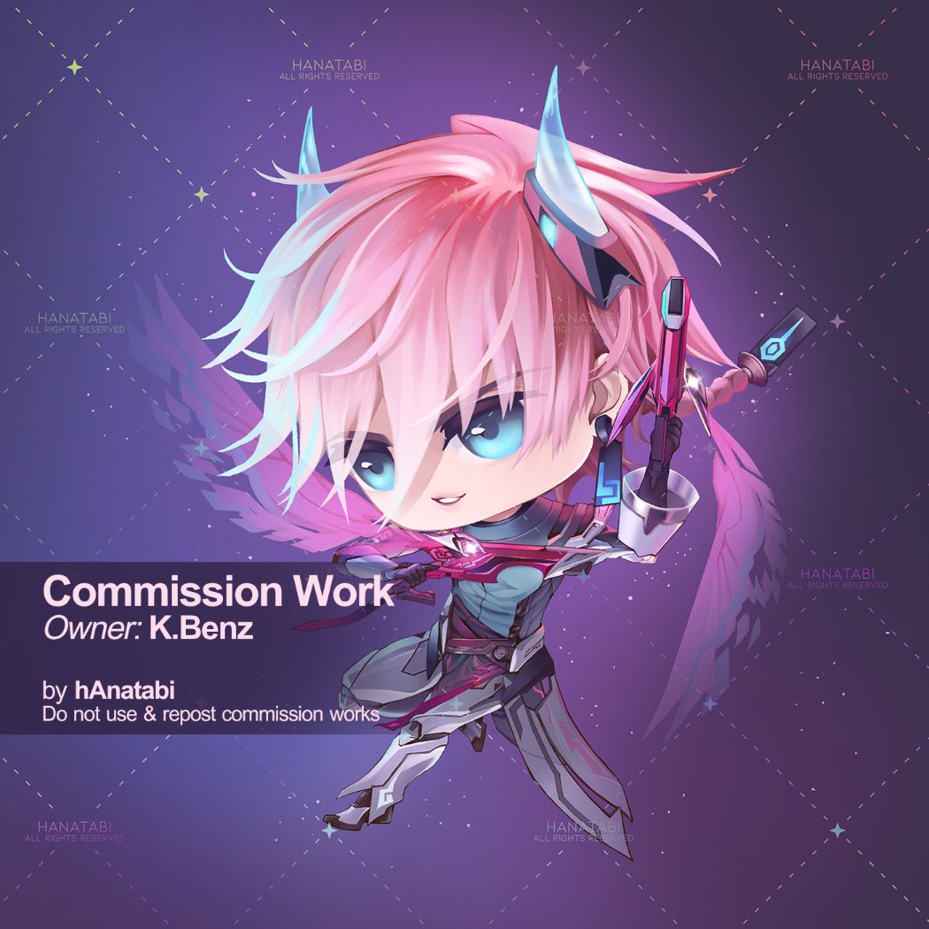 hAnatabi's tweet photo. Commission ของคุณ @bbenzkk_ ค่ะ น้อง Laville สกิน Heavenly Striker จากเกม ROV ค่ะ น้องน่าร้ากกกน่ารัก วาดมันส์มั่กกกกก ขอบคุณมากๆนะคะ ♡

#hAnatabiCommission #LAVILLE #ArenaofValor #AOV #ROV

❌DO NOT USE AND REUPLOAD❌ https://t.co/CNB1x9jq4a