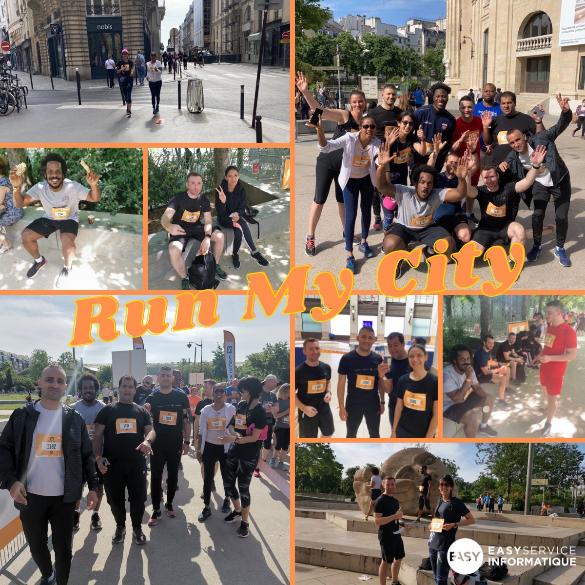 🥇🏃 EASY TO RUN 🏃🥇
Rendez-vous dominical pour une partie de l'équipe à l'occasion de <a href="/Runmy_City/">Run My City</a>  : 9km alliant efforts et visites de certains lieux et monuments mythiques du centre de la capitale... et sous le soleil svp🌞
#Running #easyteam #paris #runmycity