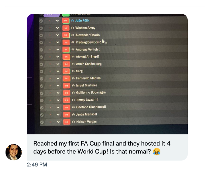 Out of Context Football Manager tweet media