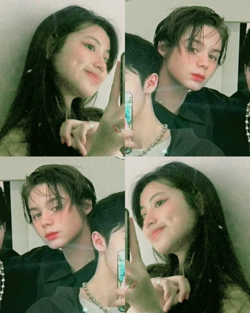 LEOVUlTTON's tweet photo. Another disposable grain mirror selcas (+the inverted) w/ my future hubby James and my cutie son Justin Jay✨💗

/jk cause I love dreaming #never_stop_dreaming 🫦🫶🏻

#AESD #aeonselcaday #one_year_of_aesd #tA #TraineeA #TraineeA_JAMES #TraineeA_JJ #JJames @trainee_a https://t.co/EzZD2oSxIT