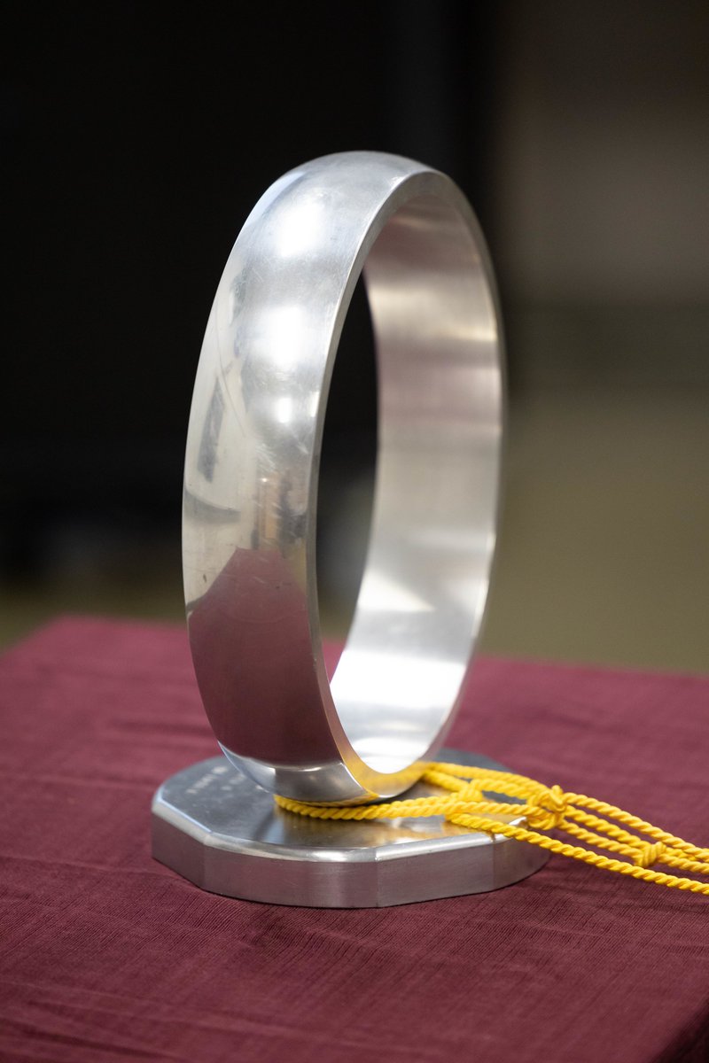 Engineering_MSU's tweet photo. The Order of the Engineer is a ceremony where participants make a vow acknowledging that they have ethical obligations to perform as Engineers. Proud of our students who will now be wearing the steel ring!
#OrderoftheEngineer #MinerBears #graduates @MissouriSandT @MissouriState https://t.co/RFIMyDcRQz