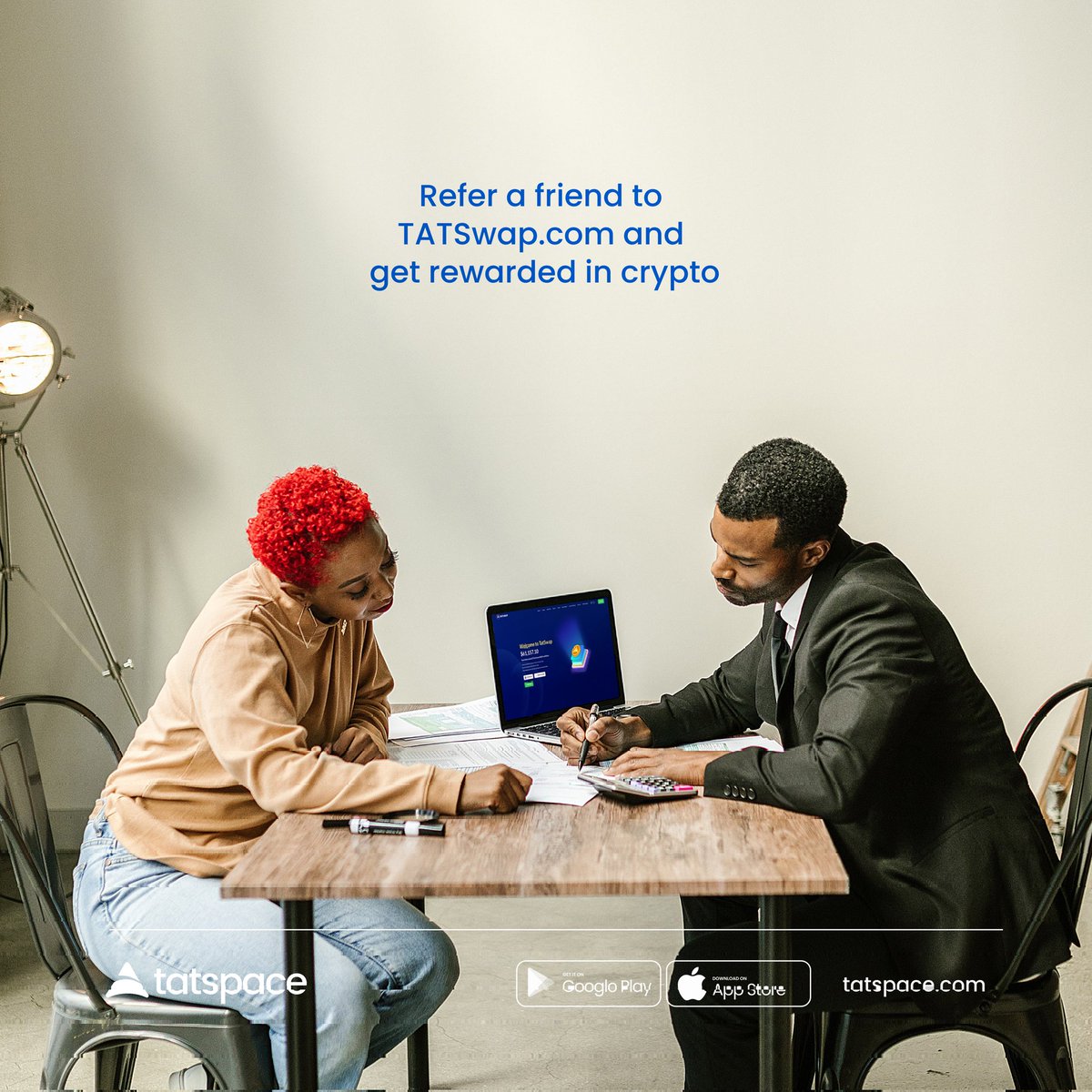Join our new #DeFi affiliate marketing program: #TATEARN and get back to back rewards in #crypto when your referrals transact on our Decentralized Exchange <a href="/TatswapDex/">TATSwap</a>

Join: tatearn.com

#tatcoin #tatspace #bitcoin #affiliatemarketing #affiliate #digitalmarketing