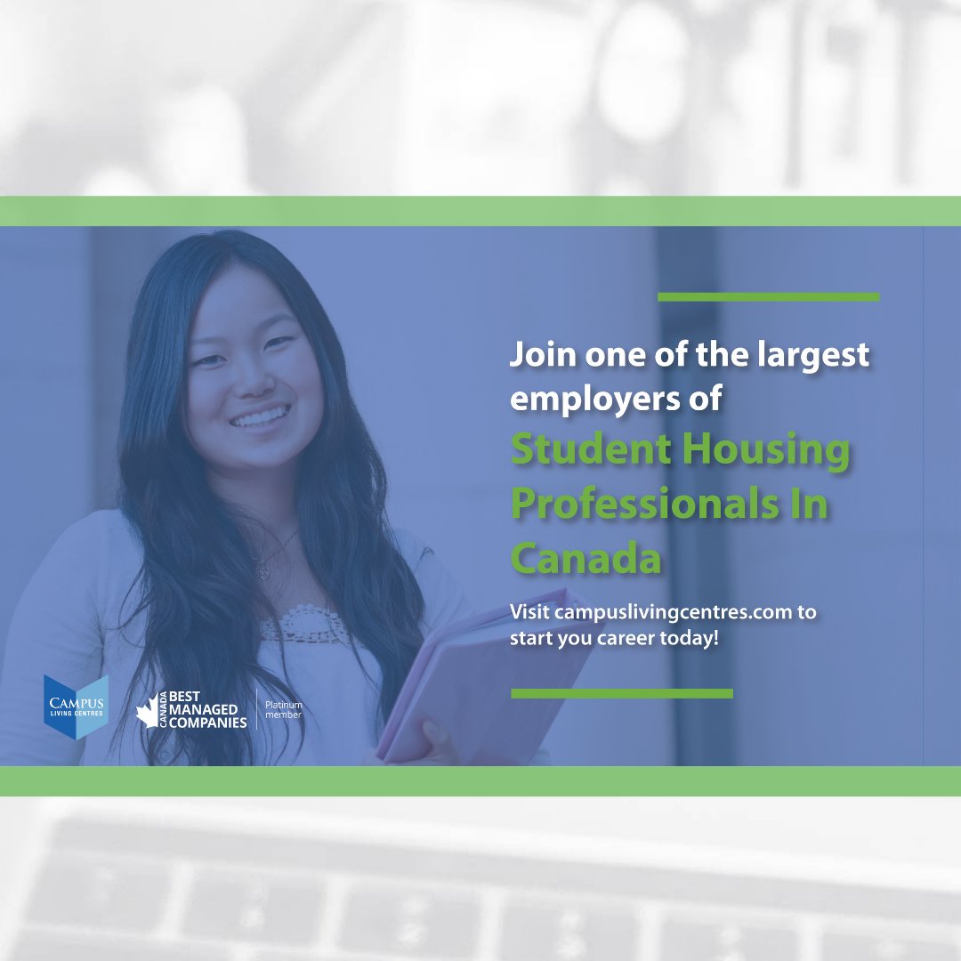 Thank you to our Gold Sponsor – Campus Living Centres! 

Did you know <a href="/campuscentres/">Campus Living Centres</a> is one of largest employers of #studenthousing professionals in Canada? 

Checkout campuslivingcentres.com for more information! #CACUSS22 #CriticalReflectionInShiftingTimes