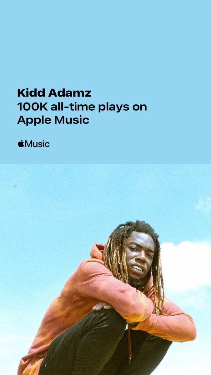 ROLOGangRecords's tweet photo. Milestone: @kiddadamz reaches 100,000+ plays on @AppleMusic 🏆 look out for his new project #KIDDSBOP dropping soon &amp; stream his music below.

https://t.co/DWOy0TKq7w 

#KiddNextUp
#RoloGang https://t.co/4qvgftuU0K