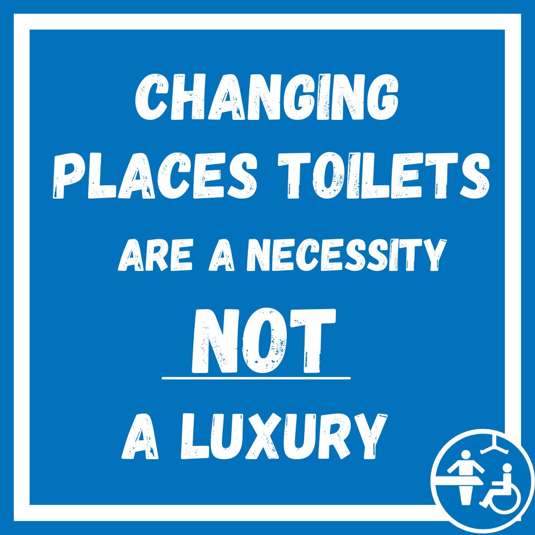 #ChangingPlacesToilets provide the right equipment, enough space, and a clean &amp; safe environment for people who need them... that's over 1/4 million people in the UK for whom Changing Places toilets are a necessity, NOT a luxury - and that's why we campaign!  #MondayMotivation