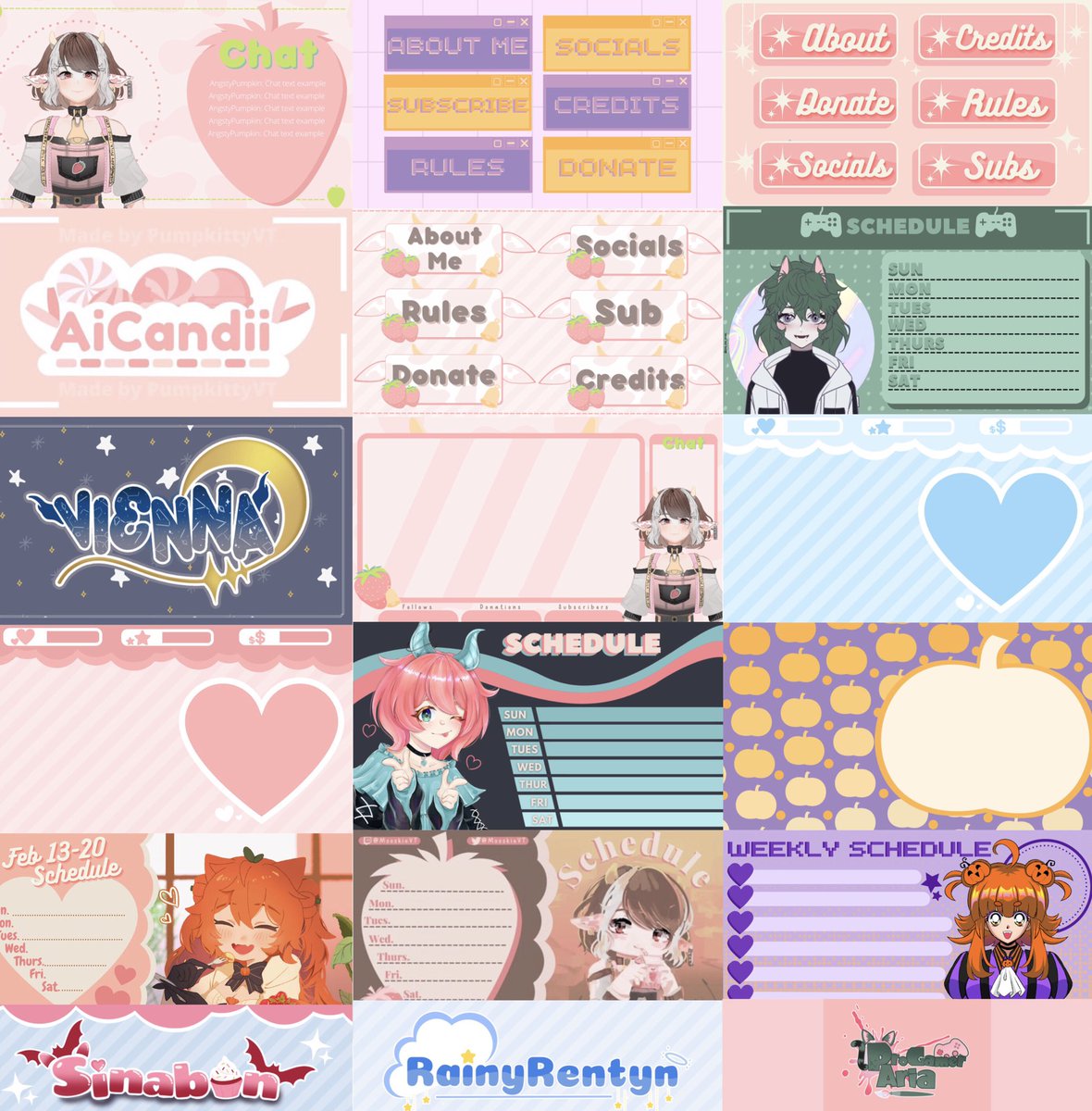 PumpkittyVT's tweet photo. 💗Opening one more commission slot! I realized I only have 9 so I can take one more! Large bundle preferred!💗
#commissionsopen #Commission #VTuberAssets #ENVtuber
————————————————
Prices: https://t.co/Y7xSWxlqp4 https://t.co/QtDyo0tGUM