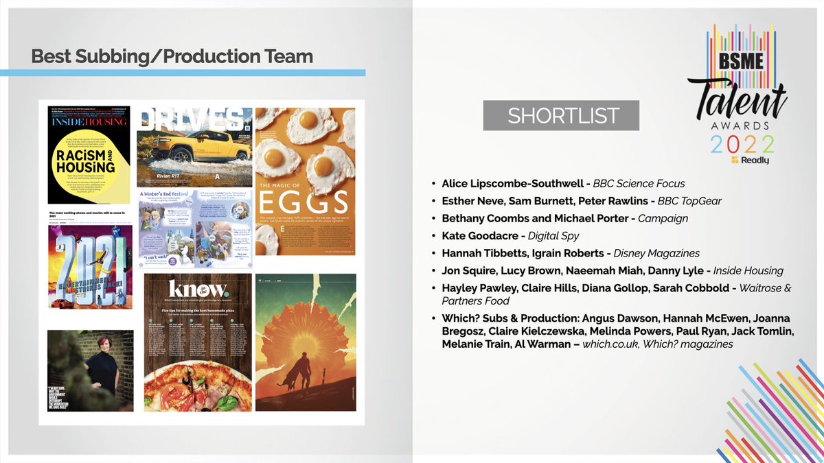 Laurence_Moza's tweet photo. A HUGE well done to @not_catherine who is up for 'Best Subbing / Production Team' and the whole @DigitalSpy team who are shortlisted for the 'Diversity and Inclusion' award at the @bsmeinfo Talent Awards! 🎉🪅🥳

https://t.co/Yvv0GSqK9K https://t.co/8ssACIZuIS