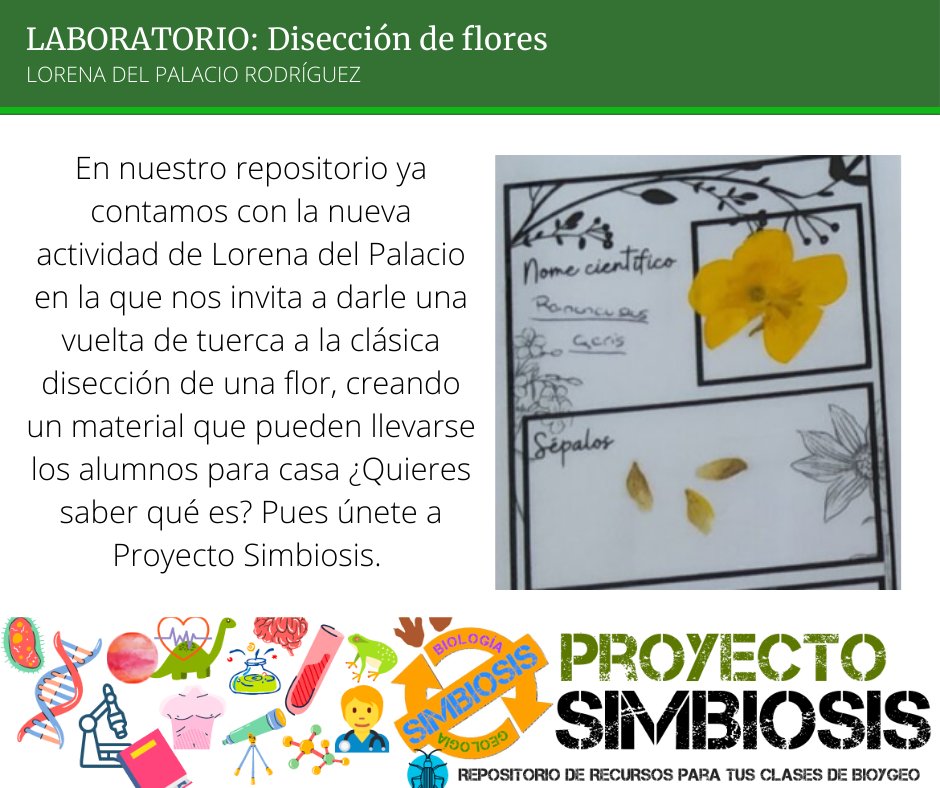 BlogSimbiosis's tweet photo. Volvemos a carga una semana más con nuevas propuestas @BlogSimbiosis #profesbiogeo #profesimbiosis https://t.co/mmQI2KJjif