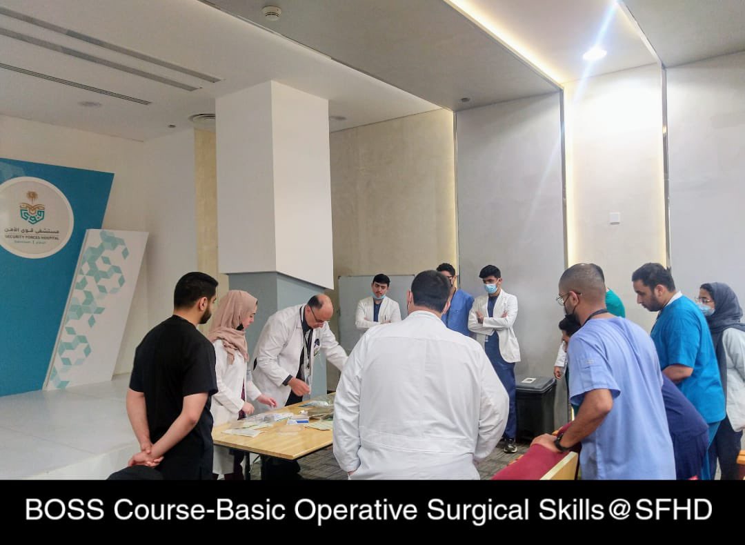 DrDamodhar's tweet photo. Day 2 of BOSS Course- Basic Operative Surgical Skills at Security Forces Hospital Dammam.
#bosscourse #basicoperativesurgicalskills #sfhd #surgicalskills #surgery #surgeon #dammam #sfhdmm #drdamodhar https://t.co/9v3MVmxohJ