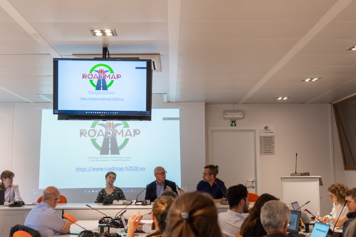 ROADMAP_H2020's tweet photo. 👏What a pleasure to take part in the @ProjectDisarm event about practical advances in #farming to tackle #antimicrobial resistance🦠

🗣️@nfortane, coordinator of @ROADMAP_H2020, had the opportunity to present our project.

🤗Thanks everyone for joining! https://t.co/wDkR7vicQf