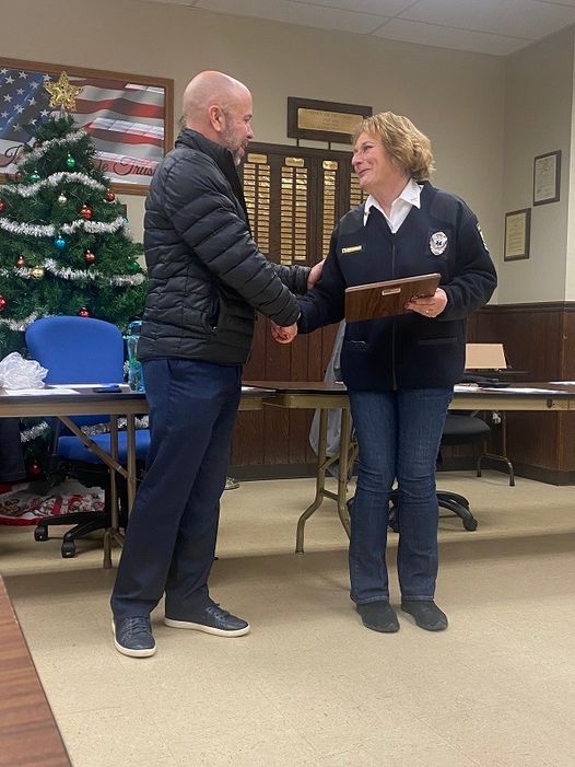 RepSteineke's tweet photo. As we begin #EMSWeek, let’s recognize those who help keep our communities safe. Late last year, I honored Kathy Brockman for her nearly 20 years of service to the Freedom First Responders. Kathy is a founding member and has answered hundreds of calls for help. https://t.co/ciAOb2h4xE