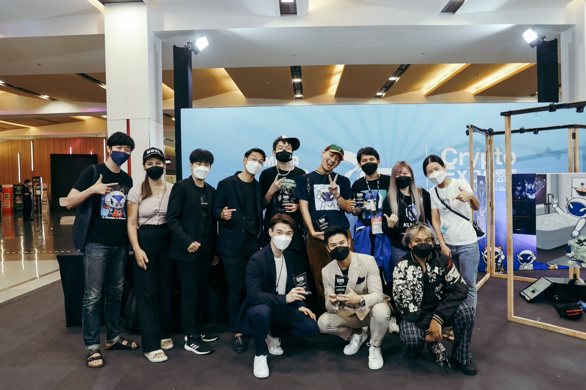 เปิดตัว <a href="/over9kers/">OVER9KERs</a> โปรเจ็ค NFT Designer community ที่จะสร้าง life style จนถึงคอนเทนท์ยุค Metaverse เร็วๆนี้จะมีโปรเจ็คมันส์ๆ ออกมาให้ติดตามกันแน่นอนน ขอบคุณพี่ <a href="/Louisstryx/">Liskstryx</a> ที่ชวนมาจอยโปรเจ็คสนุกๆ ขอบคุณทีมคอมมู #MetaWarden ที่พาเรามาเจอกันน
#ThailandCryptoExpo #OVER9000 #9KERS