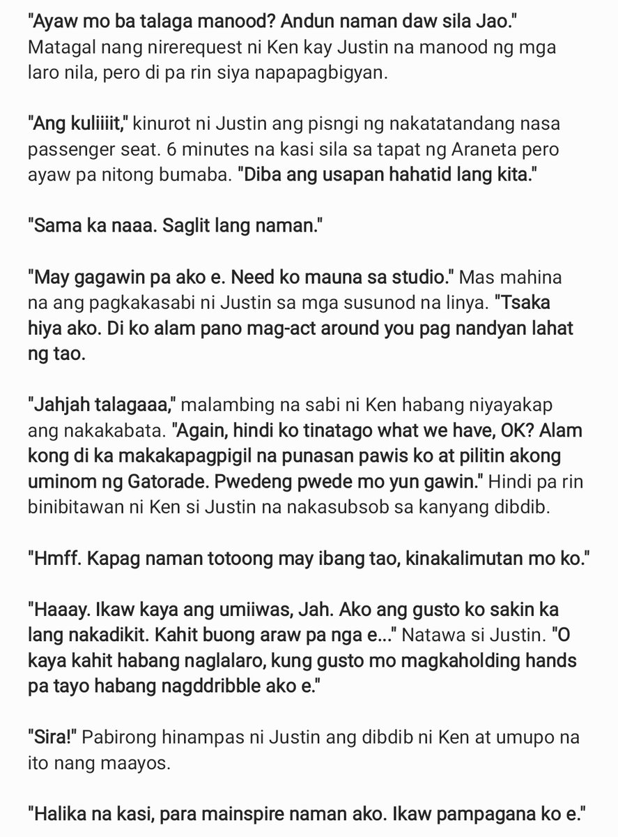 KutingAlways's tweet photo. • Ayaw mo ba talaga manood? •

A #KENTIN one-tweet imagine / kabag na nabuo dahil wala si Jah sa basketball game ni Ken sa Araneta.

Fictional. Pero sana ulit hindi. Hehe! https://t.co/o3t7XLY8f5