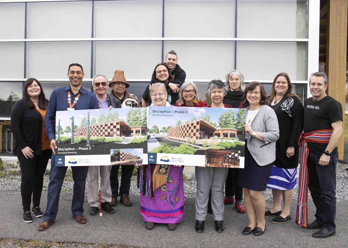 Indigenous students <a href="/VIUniversity/">VIU</a> will soon have access to more space as Shq’apthut (A Gathering Place) is expanded at the Nanaimo campus. The expansion will add more ceremonial space, Elder-in-Residence offices &amp; additional washrooms: bit.ly/3rgKEe2 @AnneKangMLA