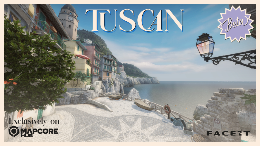 Tuscan remake released on the Mapcore hubs! 
The map can be played exclusively on our hubs from today and the event lasts a week.
fce.gg/mapcore choose your region and queue up.
Compete for a share of the 200k FP prize pool across our hubs.