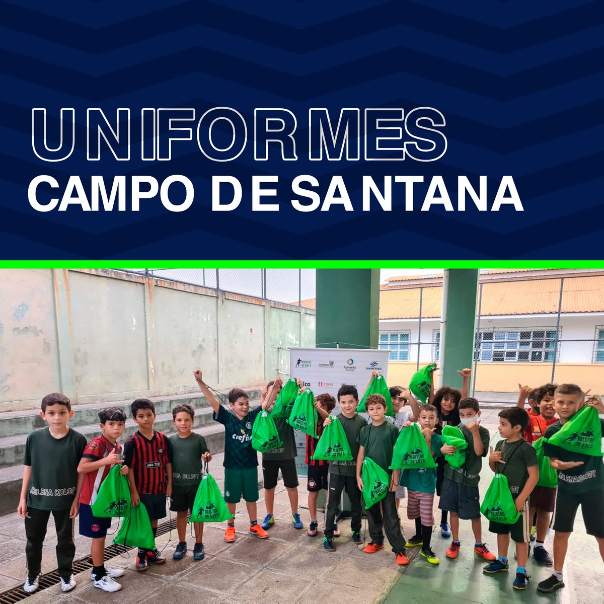 maestroprojeto's tweet photo. Os novos uniformes do Núcleo Campo de Santana chegaram e a criançada está feliz da vida! ⚽
Além das camisetas e calções, as crianças também receberam a mochila esportiva e a squeeze da Maestro!
Lei de Incentivo ao Esporte, https://t.co/In3UDt81Fk