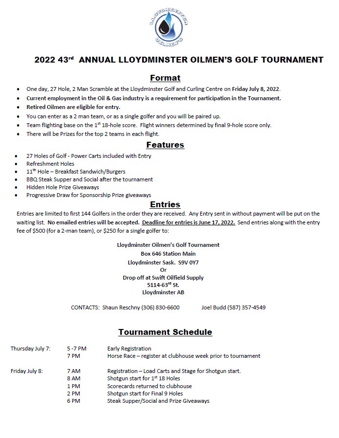 Lloyd Oilmen's Golf tweet media