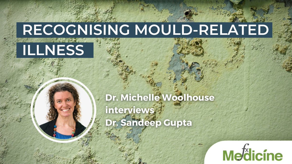 Dr Sandeep Gupta discusses the risks associated with #waterdamagedbuildings and associated #mould-related or biotoxin illness identification and clinical treatment in our latest podcast with Dr Michelle Woolhouse. bit.ly/3lexmev #FXMedicinepodcast #MouldRelatedIllness