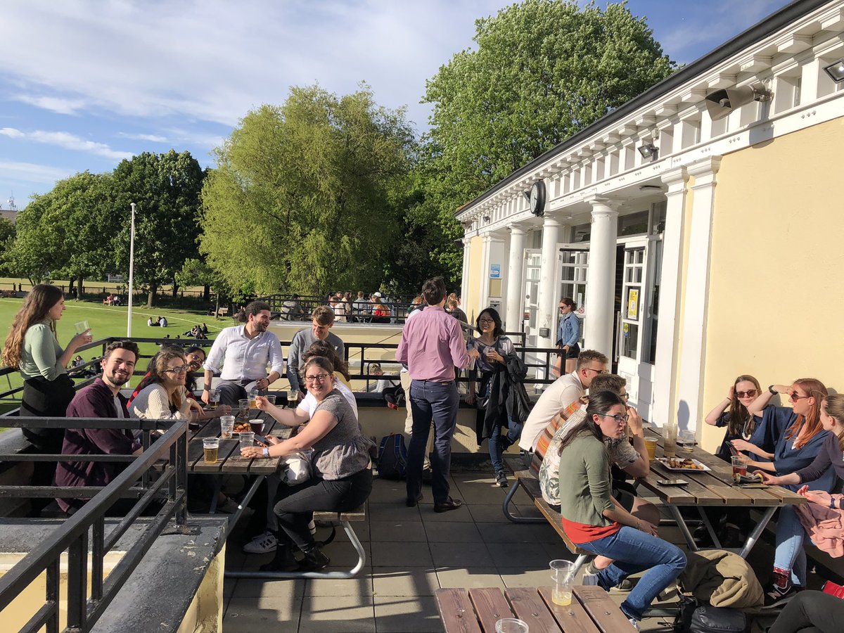 Great start to our first in-person <a href="/transpharmatech/">EPSRC & SFI CDT in Transformative Pharm Tech</a> training week in Dublin for our 3rd year PhD students. <a href="/NIBRT_/">NIBRT</a> today and the sun came out for our social welcome event this evening 😎 <a href="/SSPCentre/">SSPC</a> @scienceirel