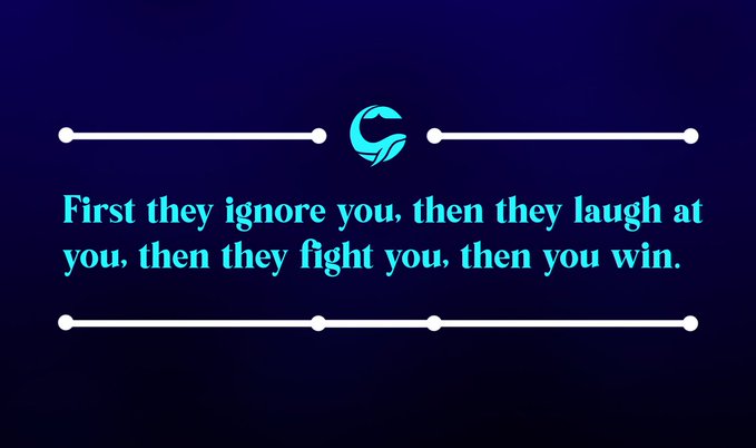 SaadTechguy's tweet photo. #Gandhi #quote #MotivationalQuotes https://t.co/VhdZ3N4GfZ