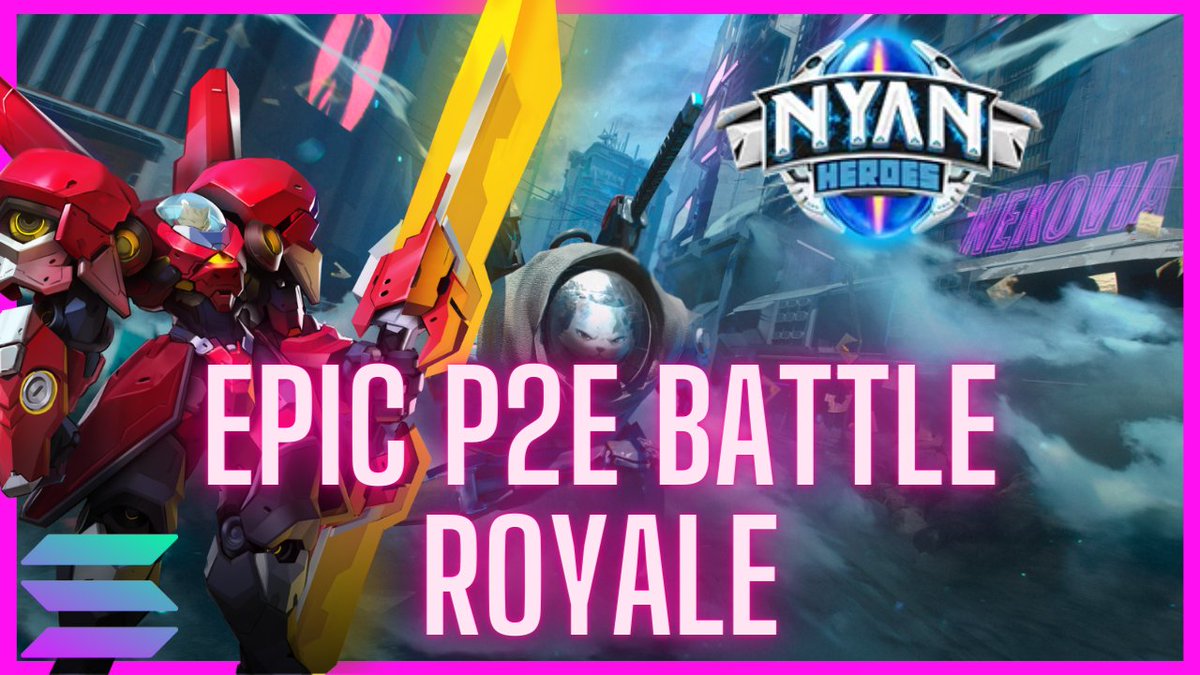 Cryptopunkgg's tweet photo. NYAN HEROES | FIRST AAA BATTLE ROYAL P2E GAME | GUILD SUPPORT | SCHOLARSHIPS

This cinematic trailer is up there with the best of them, don't ya think?

#NyanHeroes #PlayToEarn #Solana #NFT 

https://t.co/6mFhaezGhS

@nyanheroes https://t.co/Jw4MW79iRq