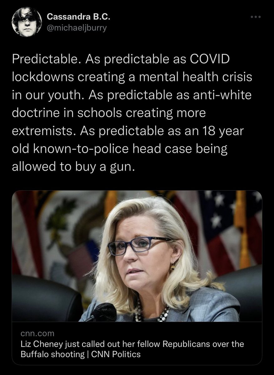 Michael “Deleted” Burry tweet media