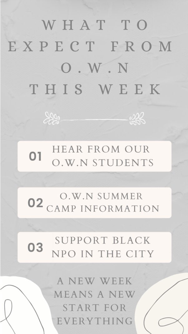 opwhatsnext's tweet photo. Happy Monday 🌱 Here’s what we have coming for you this week 🌱 Stay tuned for more exciting details! https://t.co/oxa3YgZ5Cj