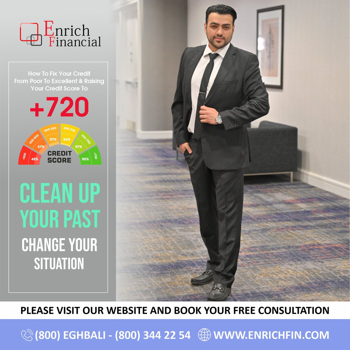 EnrichFinancial's tweet photo. Clean up your past, change your situation!
#credit #creditrepair #creditscore #creditrepairservice https://t.co/wf6bqBFCPS