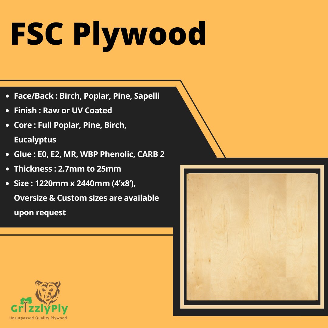 FSC PLYWOOD
#grizzlyply #plywood #FSCplywood
