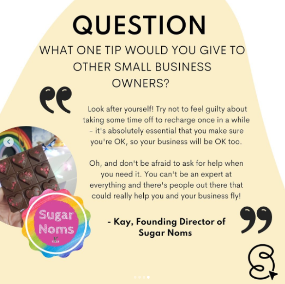 tryshophub's tweet photo. Another Small (and late) Business Saturday celebrating one of our ShopHub customers - https://t.co/kWNPNGAVcF 🍭🍫

Swipe left to read more about how SugarNoms started and some great tips from the founder - Kay! 🤩

Also check out their loyalty program!

 #SmallBiz #ecommerce https://t.co/vlot3d6qnb