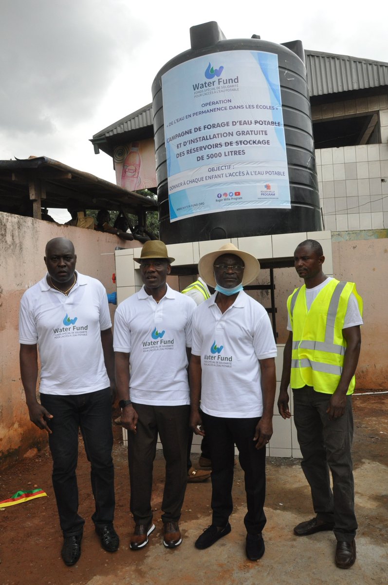 water_fund's tweet photo. LANCEMENT OFFICIEL DE L’OPÉRATION
« DE L’EAU EN PERMANENCE DANS LES ÉCOLES »
CAMPAGNE DE FORAGE D’EAU POTABLE ET D’INSTALLATION GRATUITE DES RÉSERVOIRS DE STOCKAGE DE 5000 LITRES #ong #water #ngo #disease #health  #santé https://t.co/VaW2ZAIOA9