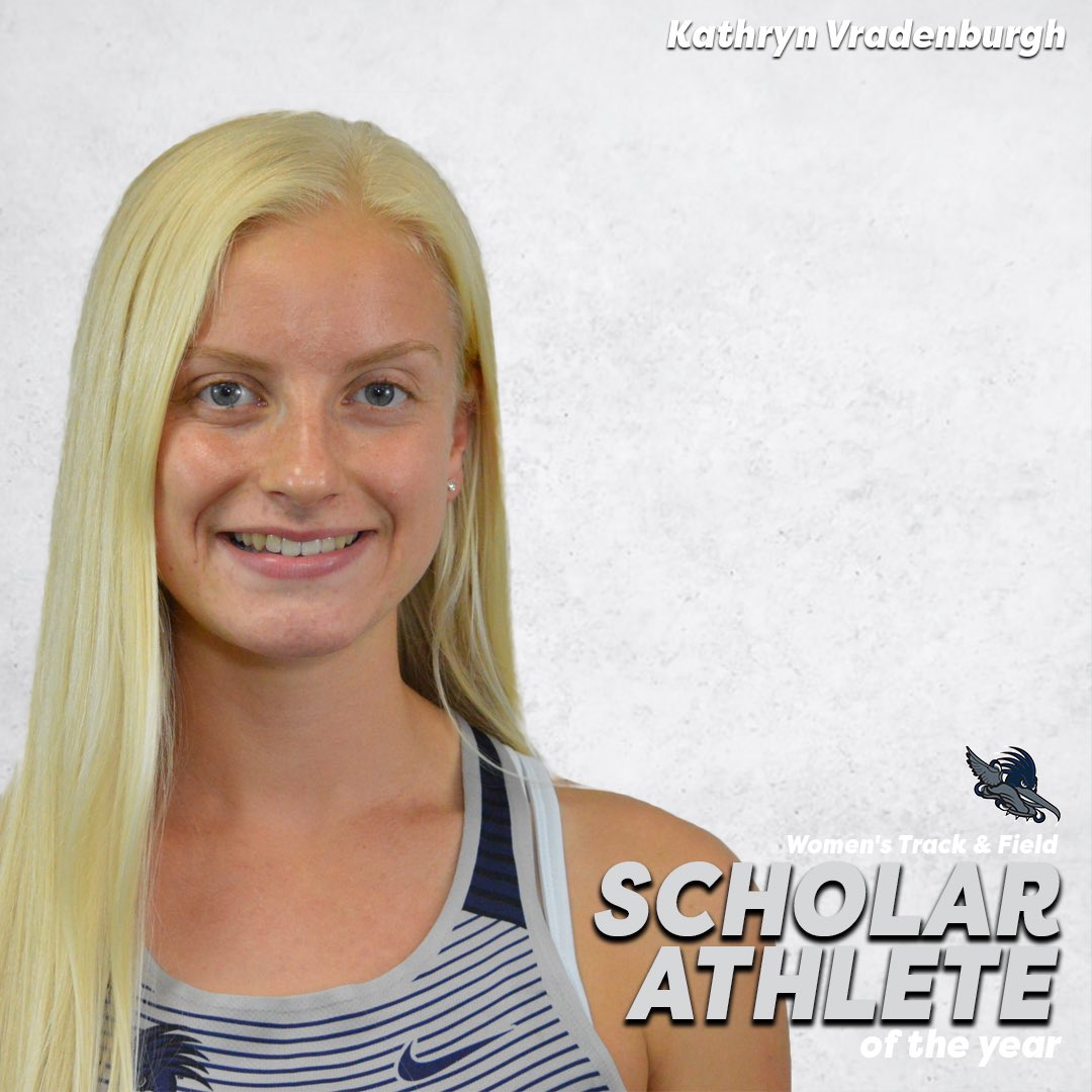 DStateXCTrack's tweet image. Congratulations to @DSAthletics athlete Kathryn Vradenburgh on being named SSAC Women’s Track &amp;amp; Field Student-Athlete of the Year! #BeepBeep