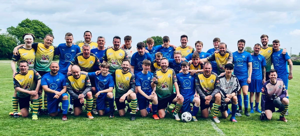 Itsontheball's tweet photo. Cheers to everyone who organised and took part in the @PoringlandFC charity match on Saturday that raised over £300.00 which will help us to raise awareness of #testicularcancer https://t.co/jpnwj6FcRQ