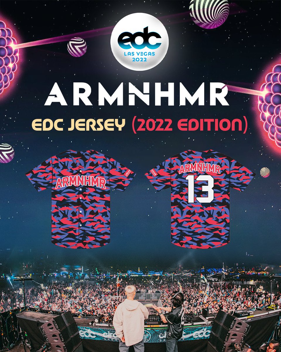 ARMNHMR's tweet image. EDC LAS VEGAS! 
FRI 10:31 PM - 11:28 PM -KINETIC FIELD
SAT 11:00 PM - 12:00 AM - CORONA ELECTRIC BEACH

P.S. Limited Special edition EDC LV jersey only this weekend while supplies last!

RT RT RT RT!!! #EDC #EDCLV
