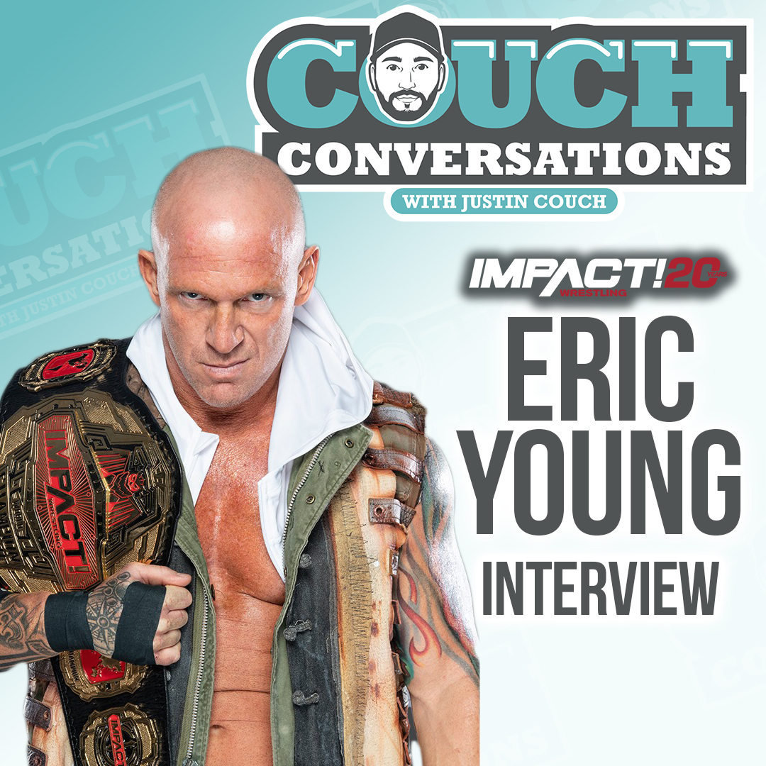 realjustincouch's tweet photo. Have you seen the interview with Eric Young yet? #prowrestling #wrestling #Interview https://t.co/Pqa1hZFzBr
