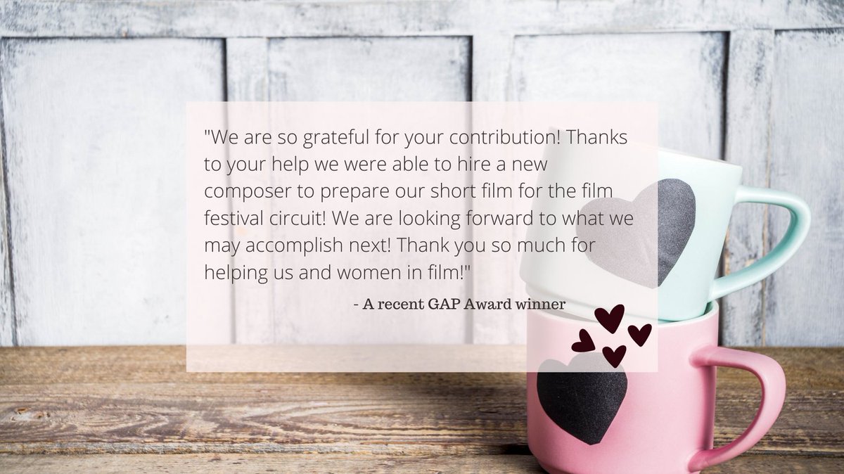 GAProductions1's tweet photo. We exist exclusively to support courageous women filmmakers creating stories on film. A number of terrific developments are in the works. Feedback from our network of female filmmakers like this makes our day. #womeninfilm #femalefilmmakers #filmfestivals https://t.co/pg4GoCe30H